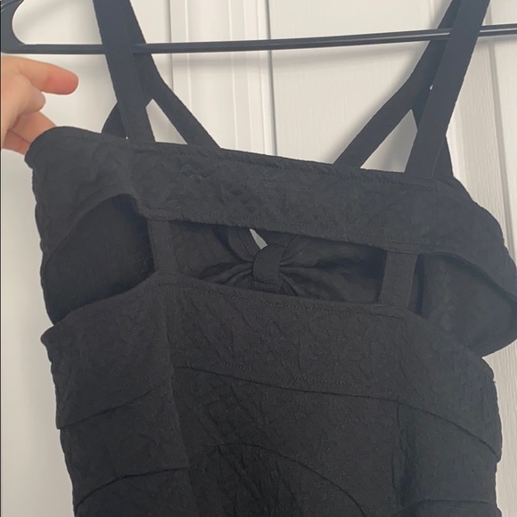 FREE PEOPLE CUT OUT PEPLUM TOP - Picture 6 of 8